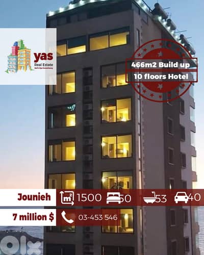 Jounieh 1500m2 | Hotel | 10 Floors | Active Street | EH