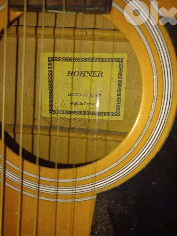 electro accoustic Hohner guitar 1