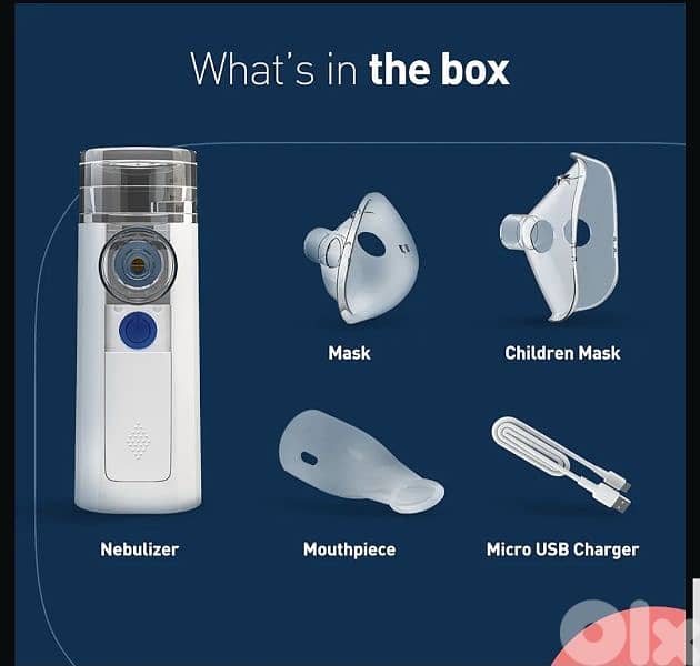 mini Air 360+ Portable Inhaler Mesh Nebulizer- Adults & Children 7