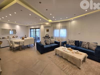 Elegant furnished apartment 180m + 127m terrace for sale in Blaibel