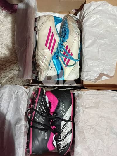 2 football cleats- football shoes offer, both for 65$