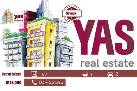 Mazraat Yachouh 97m2 | Prime Area | Main Road | 2 Floors | EW