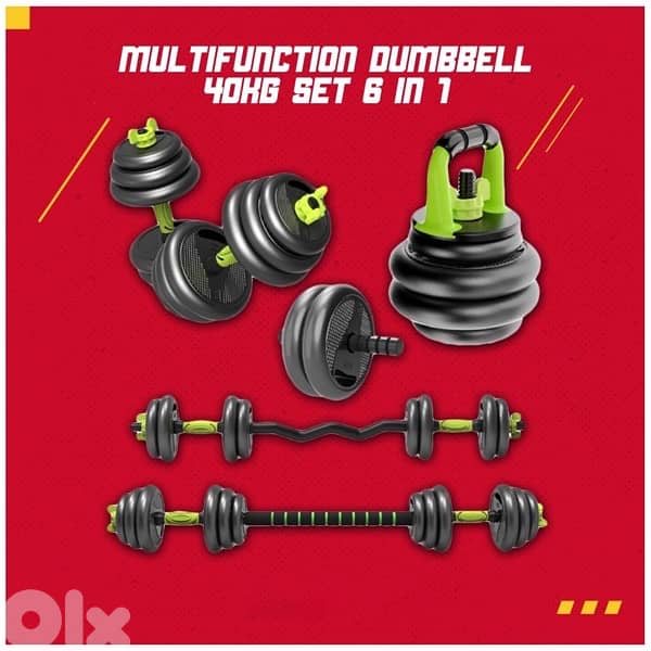 Multifunction dumbbell & Folding dumbbell bench press adjustable 1