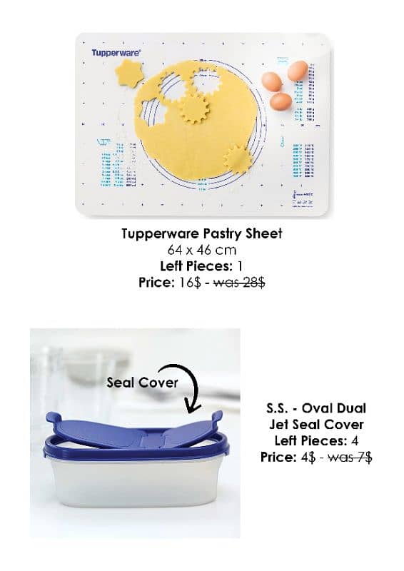 Tupperware Brand Items - CLEARANCE 1