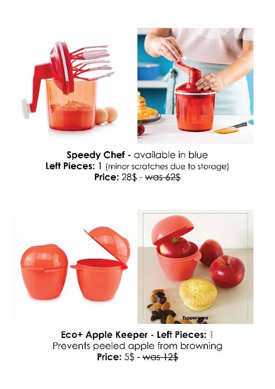 Tupperware Brand Items - CLEARANCE 7