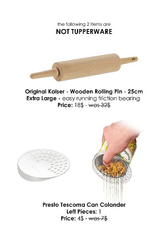 Tupperware Brand Items - CLEARANCE 16