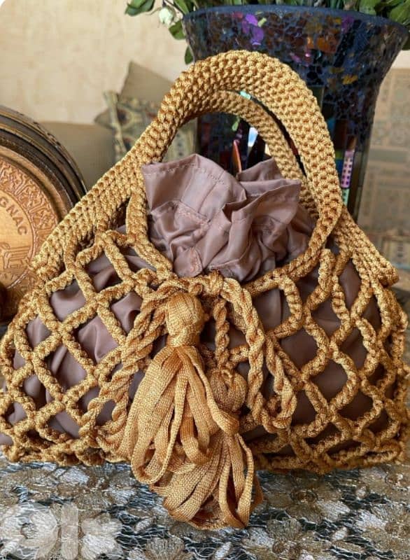 hand made crochet premium strong cord 7