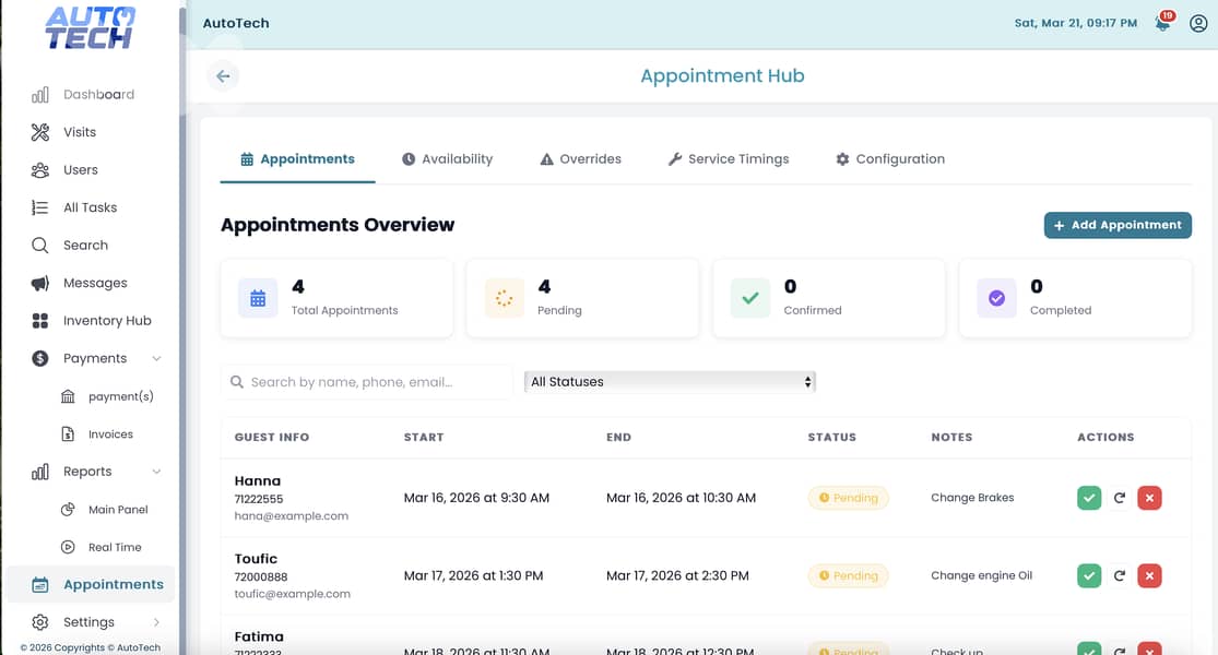 Garage Management Software for Workshops – AutoTech 7