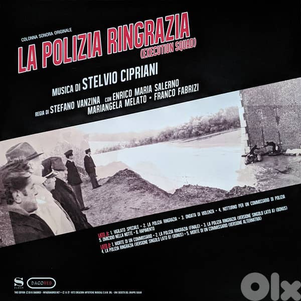 La Polizia Ringrazia (RARE light beige LP ) 3