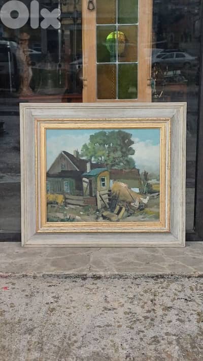 لوحة رسم زيتي اوروبية