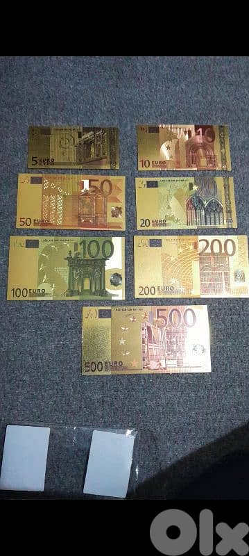 مجموعه يورو مدهب ٧ قطع