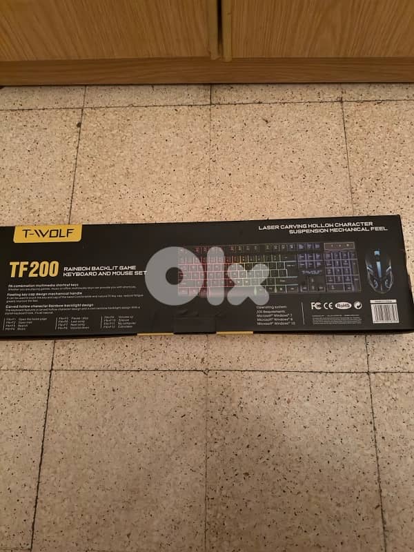 tf200 keyboard with rgb light for ps5 and pc 3