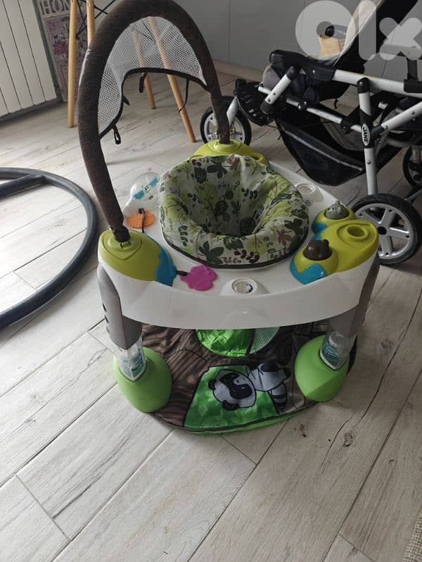 Twins baby Strollers with a Jumper gift 4