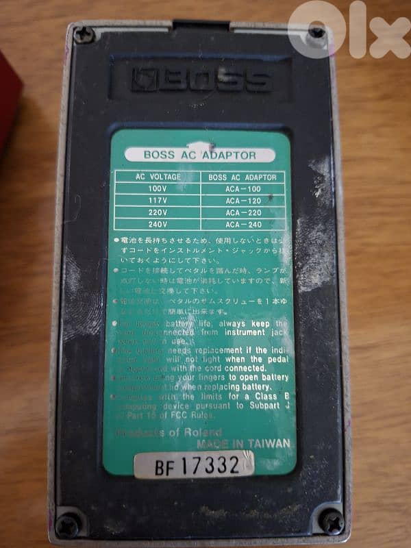 BOSS BF2 made in taiwan 1