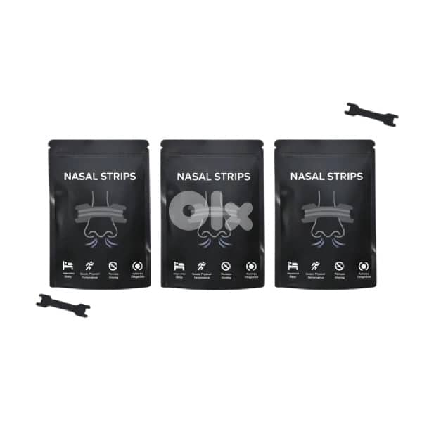 3 packs ( 90 pieces ) 30$ Nasal strips 2