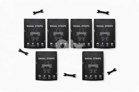 6 packs ( 180 pieces ) 50$ Nasal strips