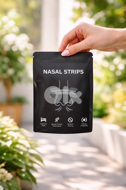 6 packs ( 180 pieces ) 50$ Nasal strips 2