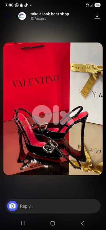 set valentino shoes and bag