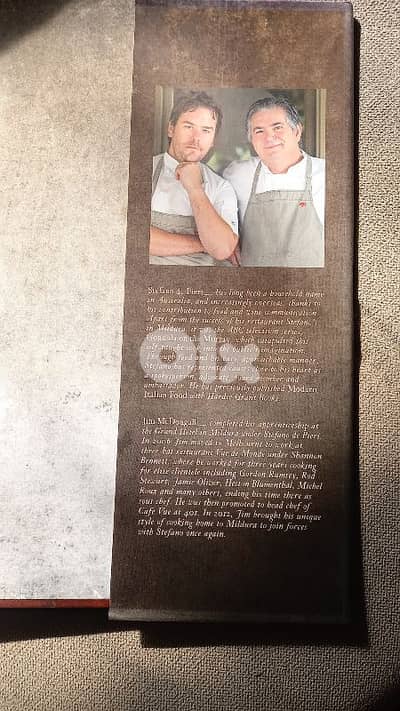 Italian recipe book negotiable