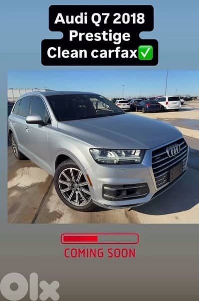 Audi Q7 2018 Prestige COMING SOON FROM USA