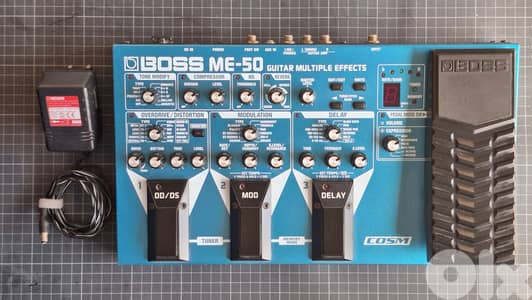 Boss ME-50 pedal board
