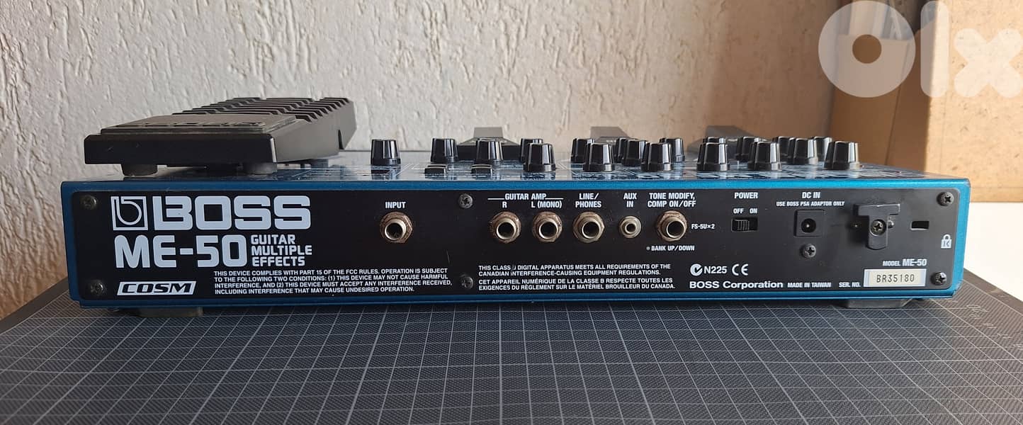 Boss ME-50 pedal board 2