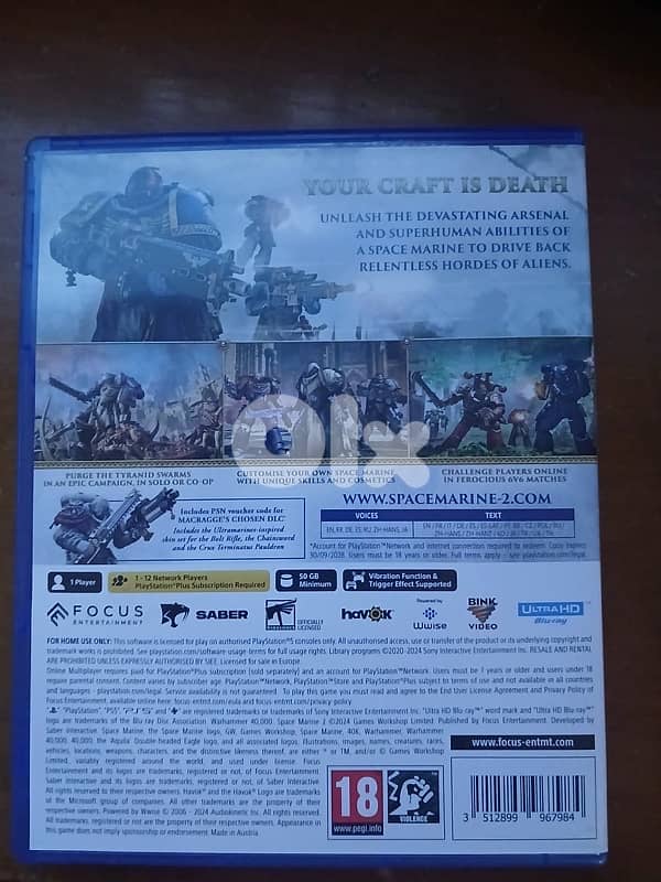 warhammer space marine 2 for sale 1