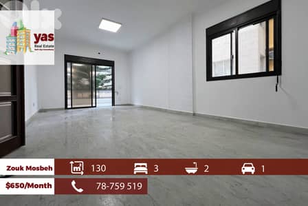 Zouk Mosbeh 130m2 | Rent | Calm Area | Quiet Street | Lighted | RH