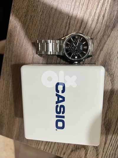 casio stainless steel watch