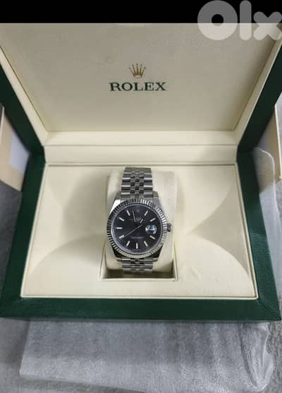Rolex datejust 41 rhodium dial