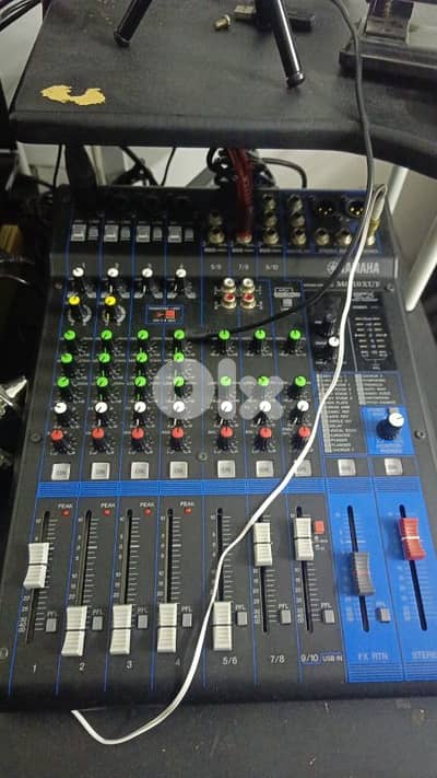 live streaming Yamaha mg10xuf mixer