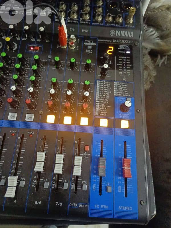 live streaming Yamaha mg10xuf mixer 3