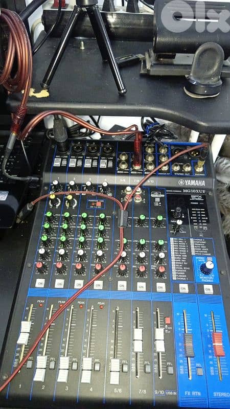 live streaming Yamaha mg10xuf mixer 4