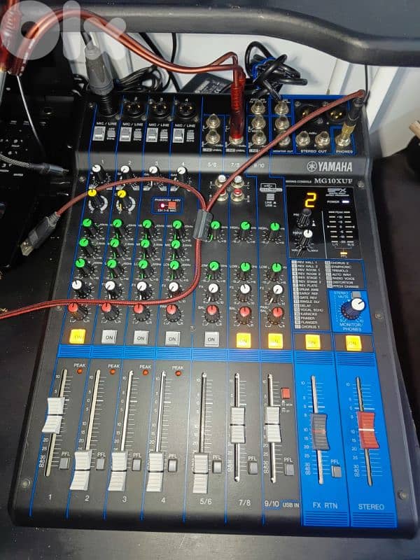 live streaming Yamaha mg10xuf mixer 5