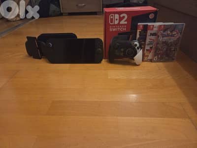 Nintendo switch 2 and controller pro zelda