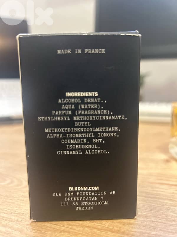 BLK DNM Six perfume 2