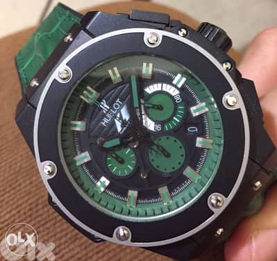 limited green edition F1 hublot