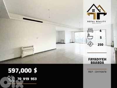 apartments for sale in faiyadiyeh baabda شقق للبيع في فياضية بعبدا