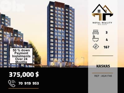 under construction apartment for sale in kaskas Beirut