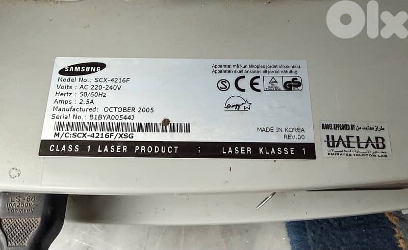 Samsung Multifunction Laser Printer  SCX-4216F – Excellent Condition 3