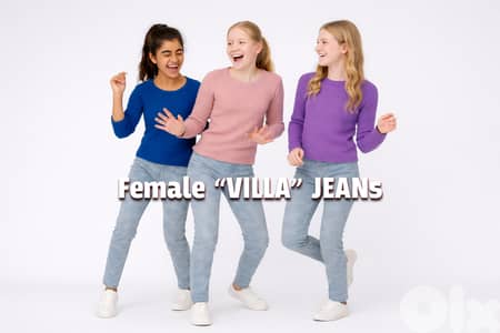 Girl's Camouflage Jeans from "VILLA" Collection