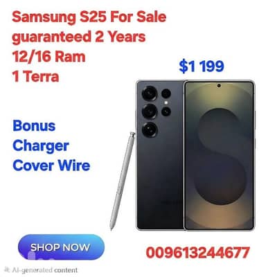 S25 Ultra 1Tb Guarantee 2 Years