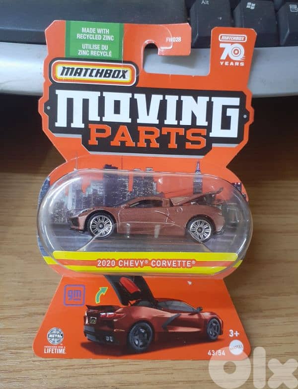 Matchbox moving parts (70th Anniversary)diecast car models 1;64. 1