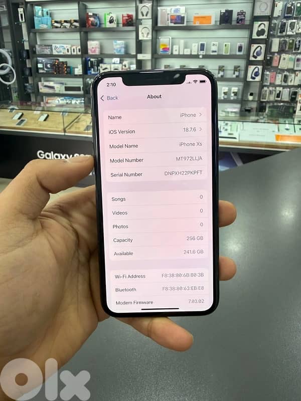 IPHONE XS 256GB USED 4