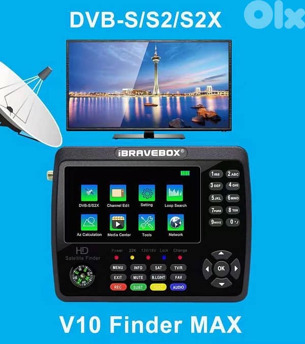 Satlink HD DVB S2 C T2 Satellite Finder 1