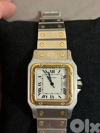 Cartier Santos Automatic Two-Tone (Steel & Gold) – Vintage 1980’s