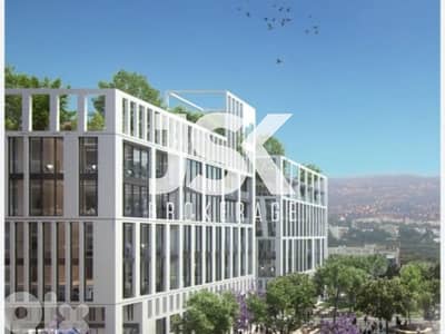 L20794 - Core And Shell Office With For Sale in Waterfront Dbayeh