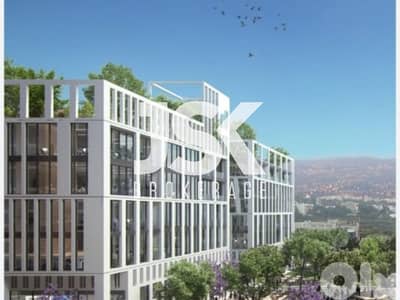 L20795 - Core And Shell Office With For Rent in Waterfront, Dbayeh