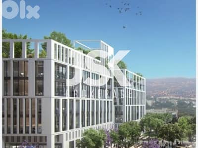 L20799 - Core And Shell Office For Rent in Waterfront, Dbayeh