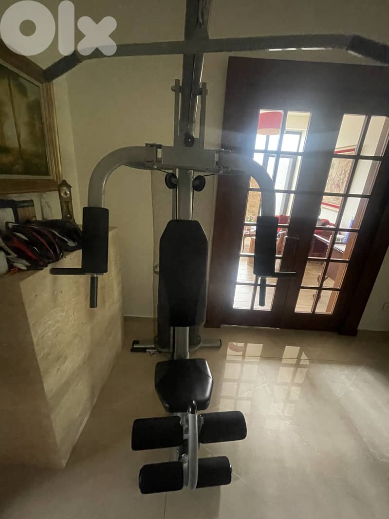 Full body machine (chest, back, tri, legs, bi) 1